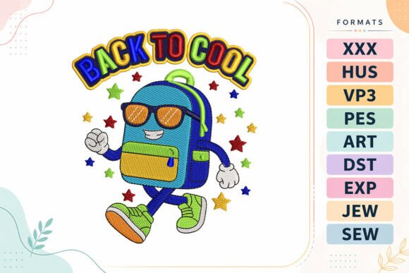 Review: Back to School Backpack Embroidery Design