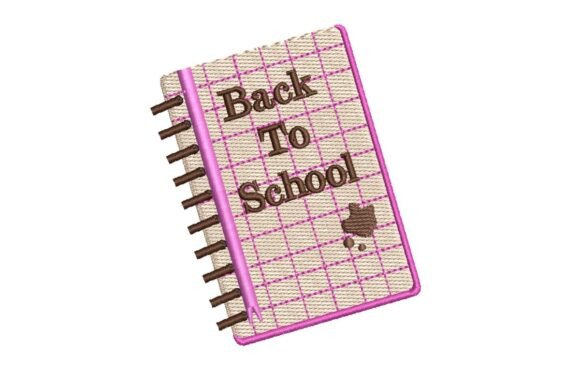 Review: Back to School Spiral Notebook Embroidery Design
