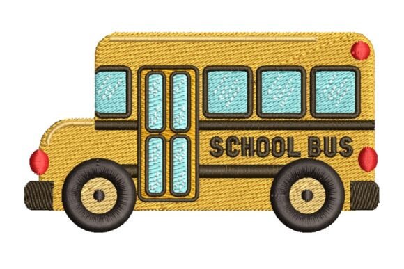 Review: Classic Yellow School Bus Embroidery Design