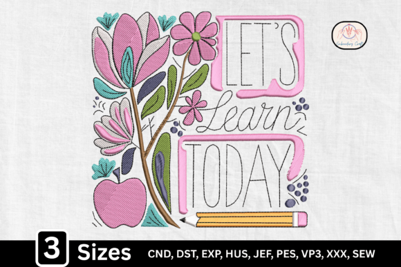 Review: Floral Teacher Quotes Let’s Learn Today