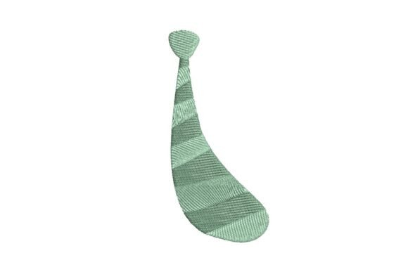Review: Green Striped Necktie Embroidery Design