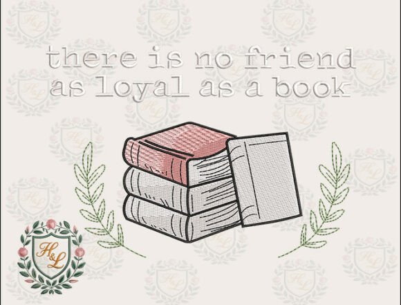 Review: Pink Book Quote Embroidery Files