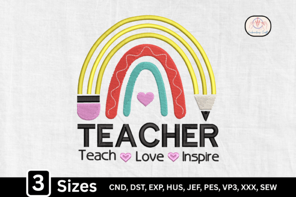 Review: Teach Love Inspire Rainbow Pencil Design