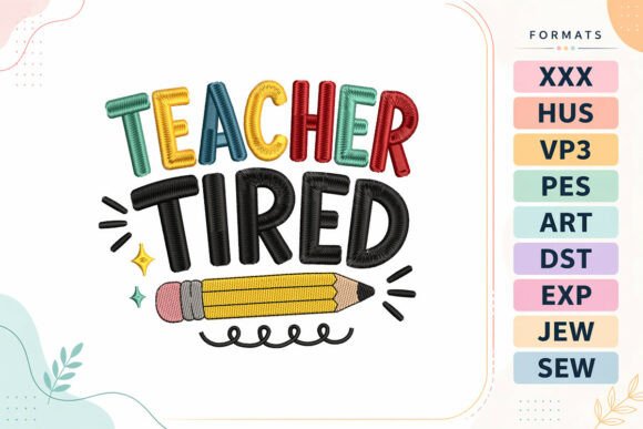 Reviewing Teacher Tired Back to School Design