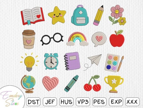Reviewing the Mega Back to School Embroidery Design
